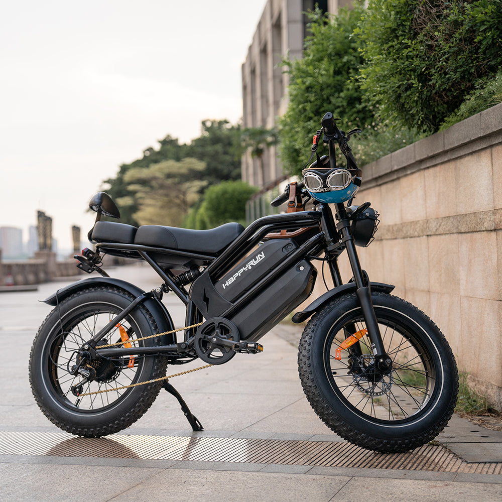 HappyRun G70 750W (2000W Peak) Dual Battery Electric Cargo Bike