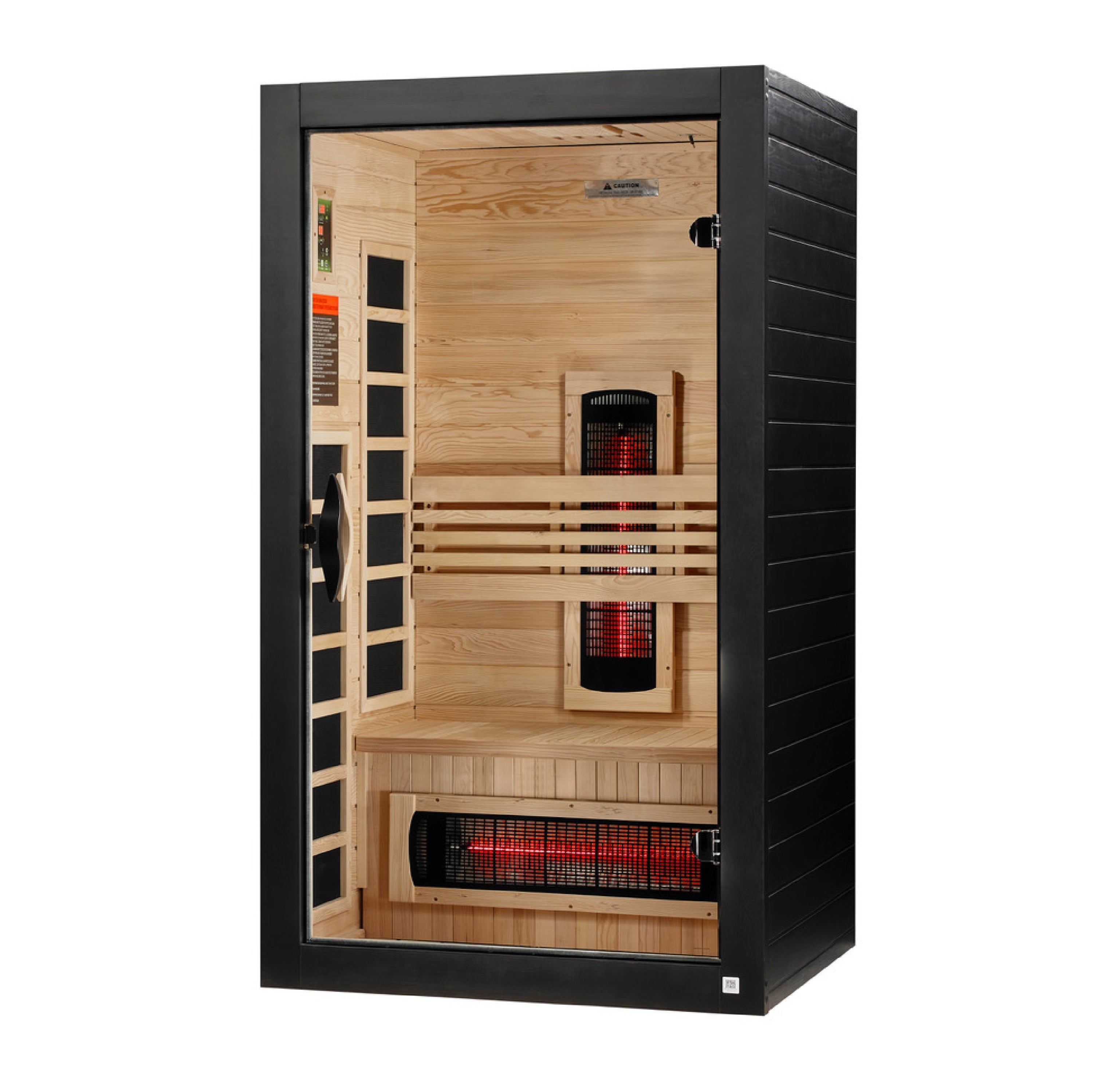 ***New 2026 Model*** Dynamic Santorini 1-2 Person Full Spectrum Near Zero EMF FAR IR Sauna (DYN-6009-03 FS)