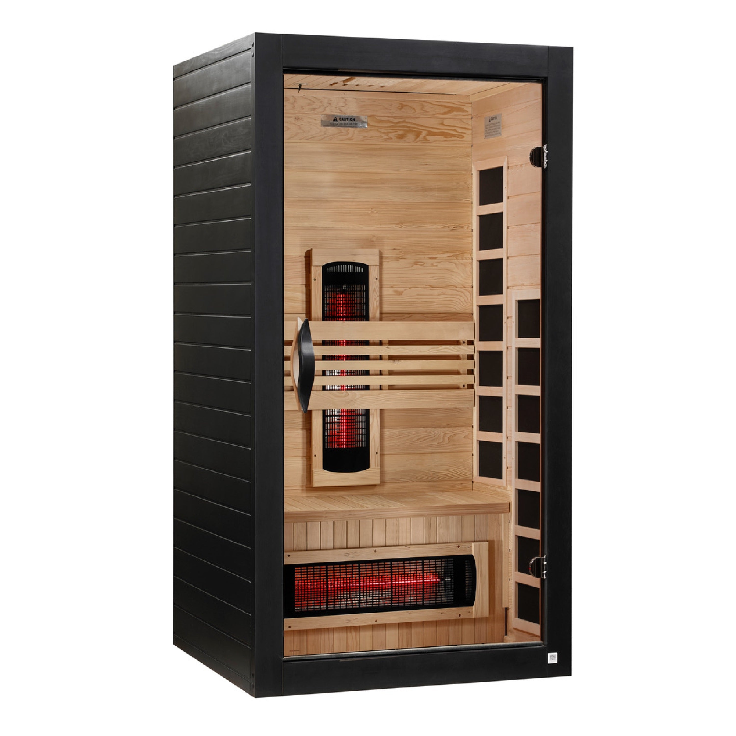 ***New 2026 Model*** Dynamic Santorini 1-2 Person Full Spectrum Near Zero EMF FAR IR Sauna (DYN-6009-03 FS)