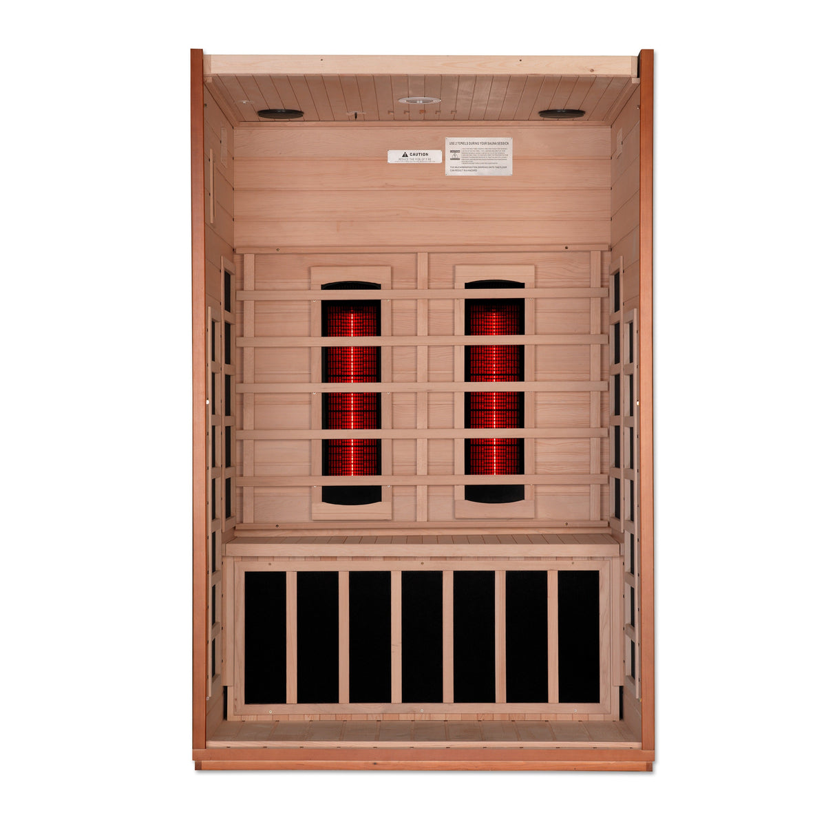 Dynamic "Cordoba" 2 Person Full Spectrum IR Sauna (DYN-6203-02 FS), control panel detail