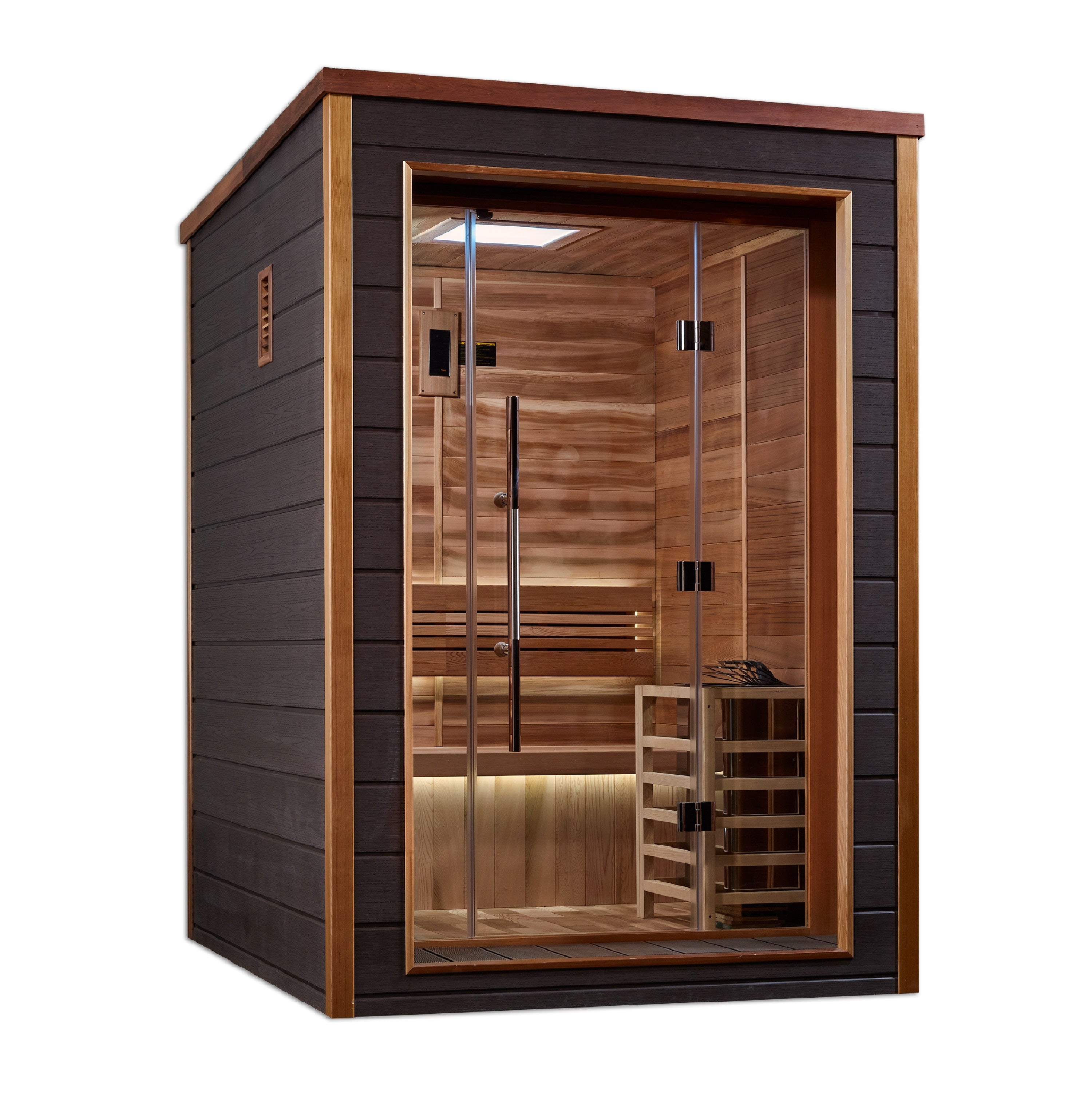 Golden Designs "Narvik" 2 Person Outdoor-Indoor Traditional Sauna (GDI-8202-01)