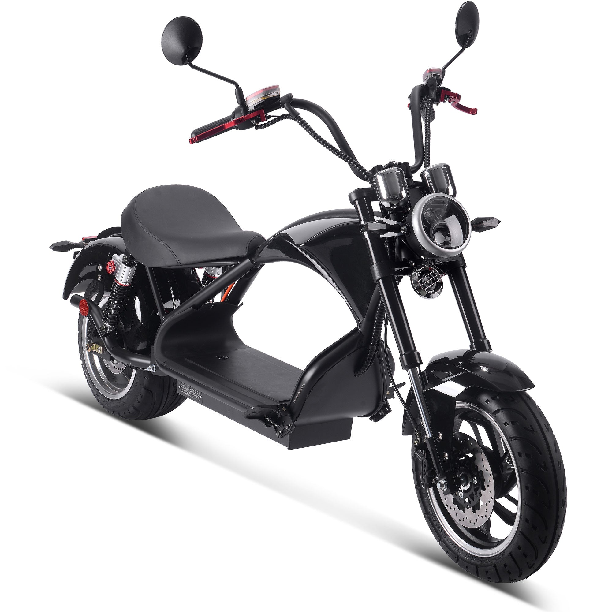 MotoTec Lowboy 60v 2500w Lithium Scooter Black – product photo | Distinct Picks
