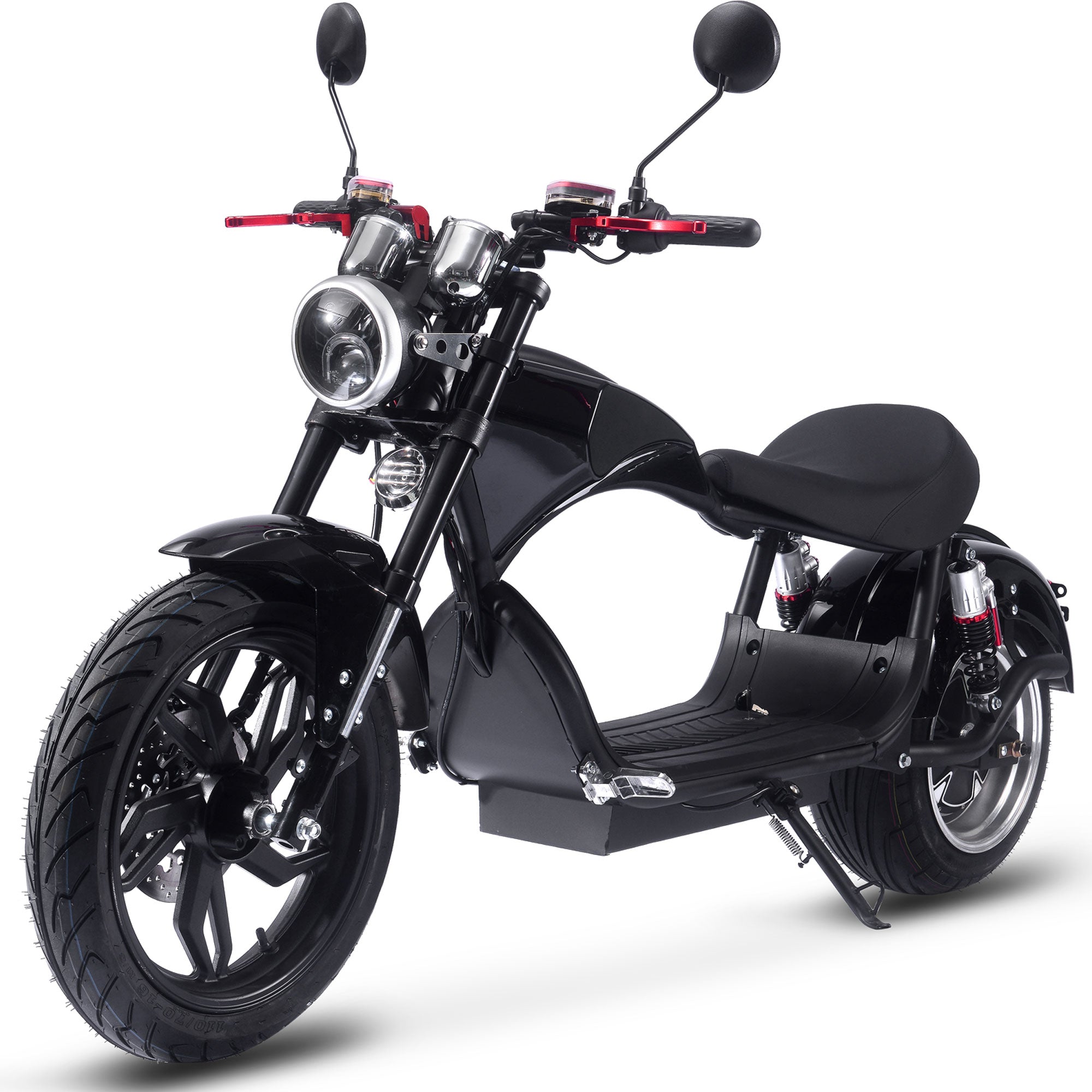 MotoTec Raven 60v 30ah 2500w Lithium Electric Scooter Black – product photo | Distinct Picks