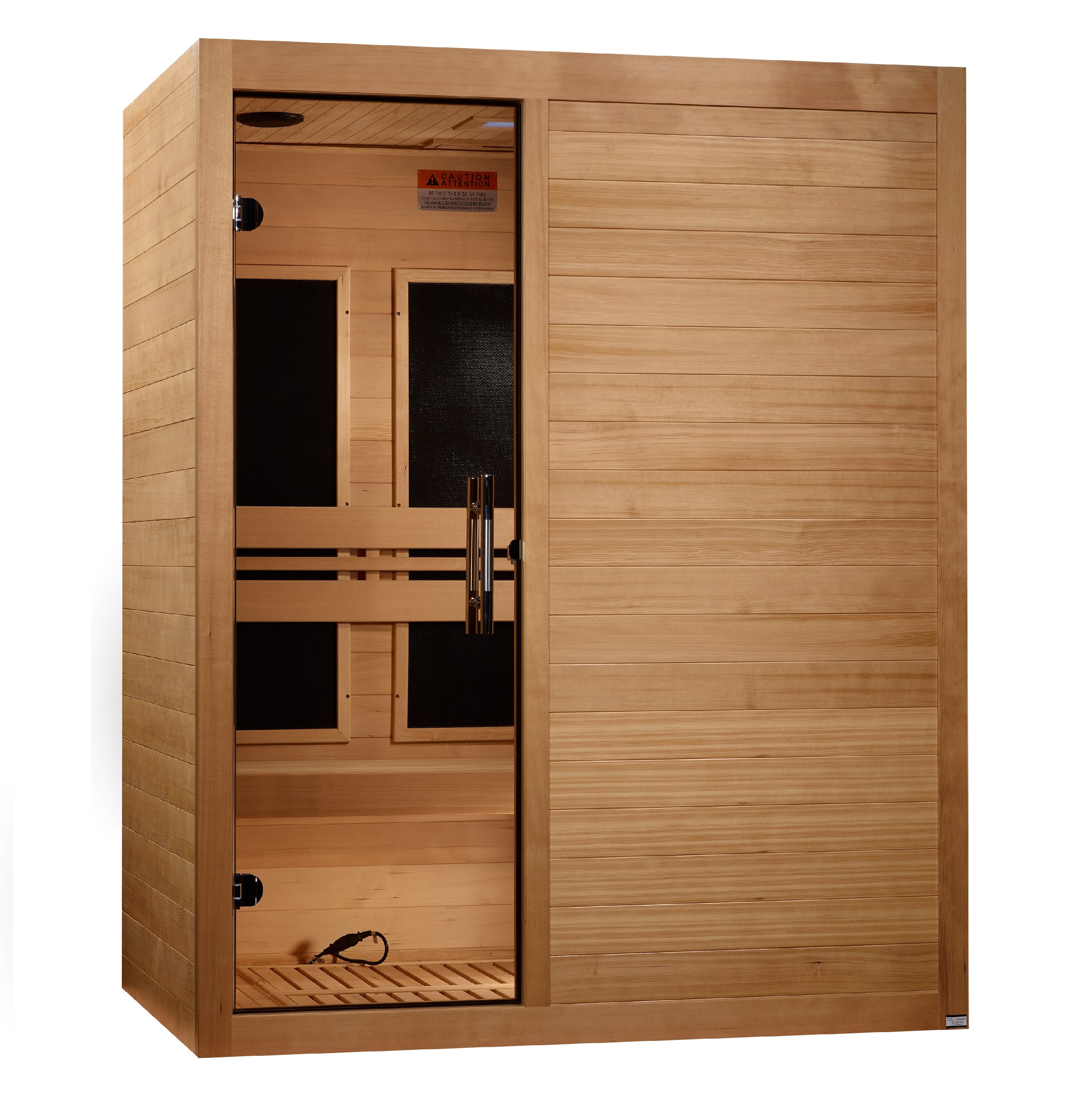 Maxxus "S-Line" 3 Person Low EMF FAR IR Sauna (MX-S306-01)