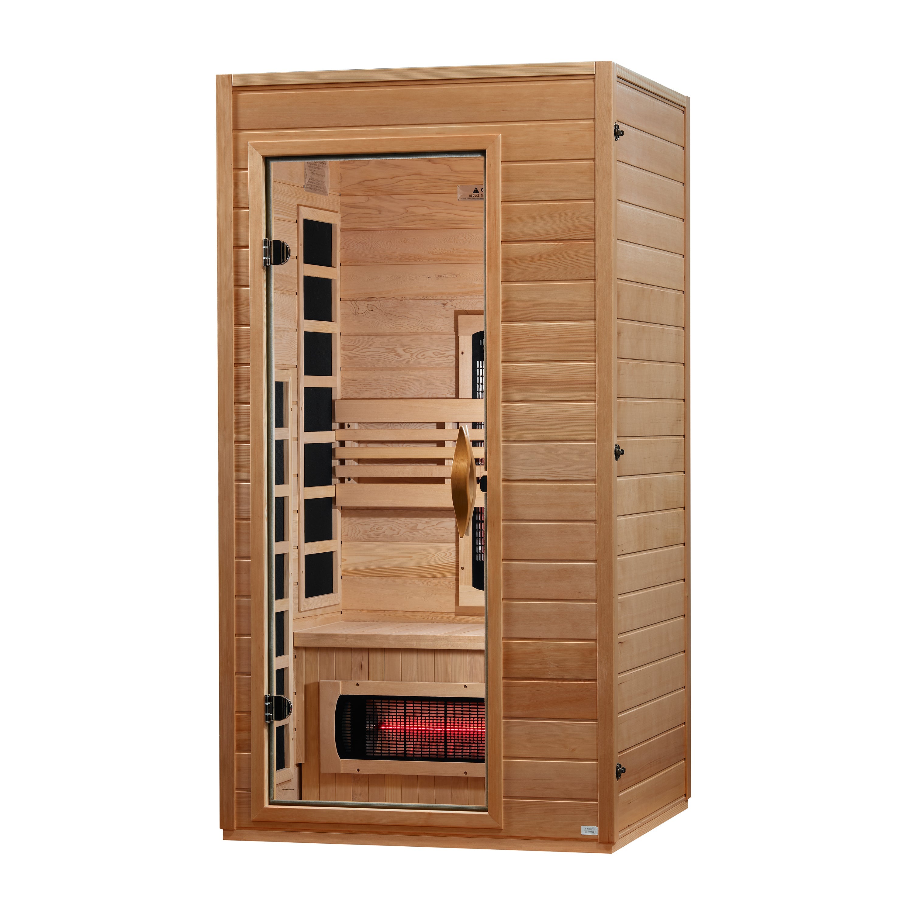 ***New 2026 Model*** Dynamic Martin 1-2 Person Full Spectrum Near Zero EMF FAR IR Sauna (DYN-6006-03 FS)