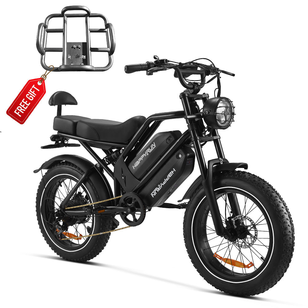 HappyRun G70 2000W Dual Battery Fast Electric Cargo Bike for Sale