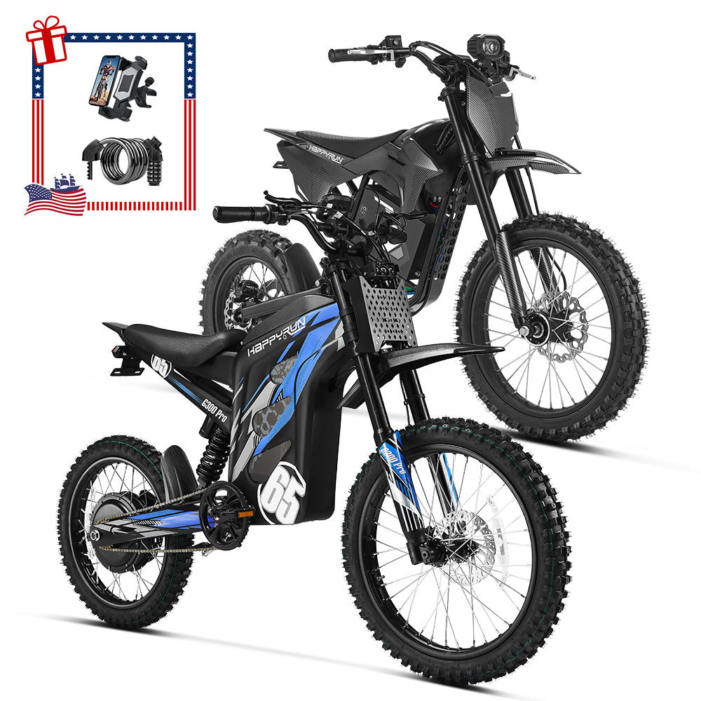 HappyRun F18 2.0 in black with a G300 Pro in blue