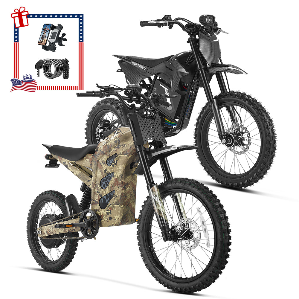 HappyRun F18 2.0 in black with a G300 Pro in camo