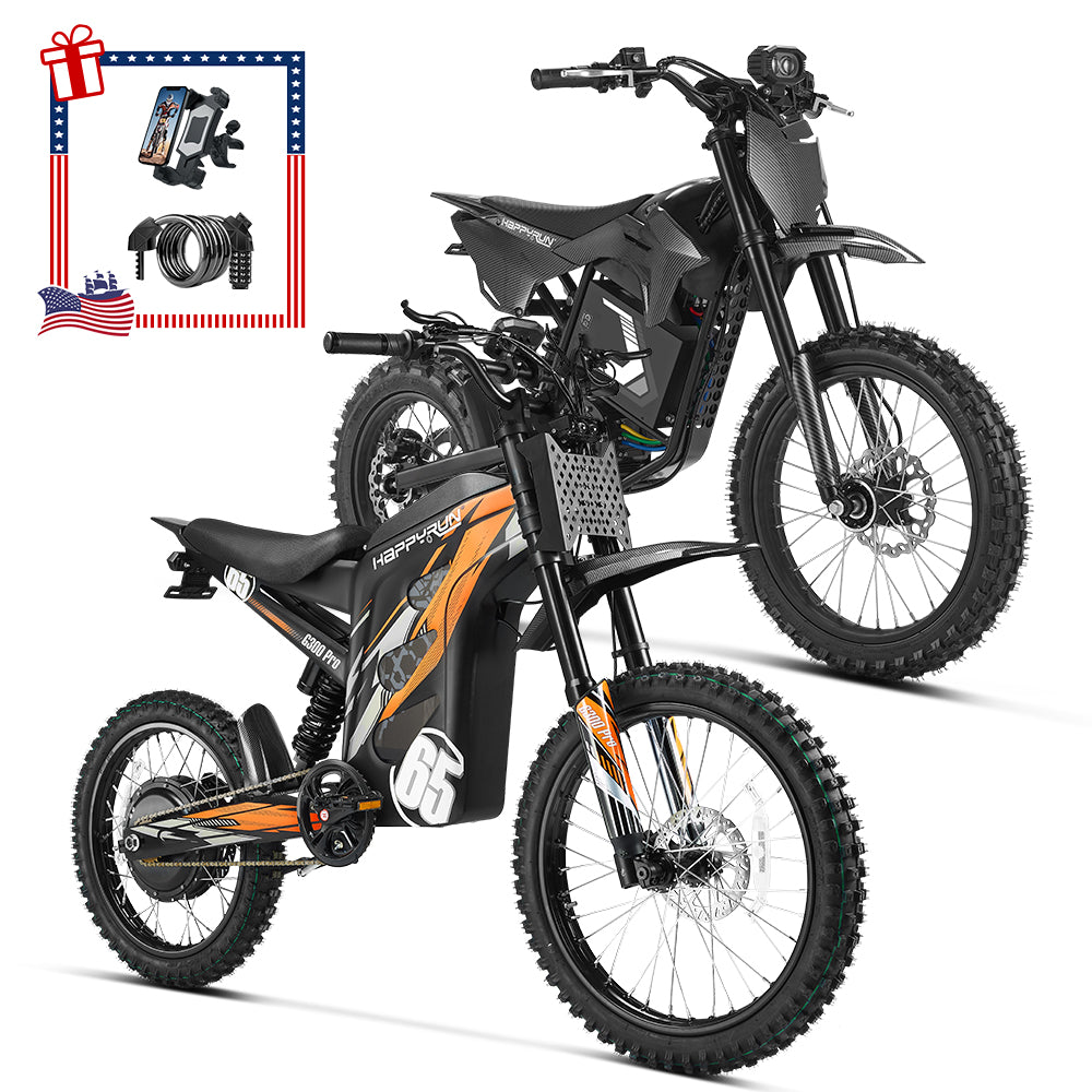 HappyRun F18 2.0 in black with a G300 Pro in orange