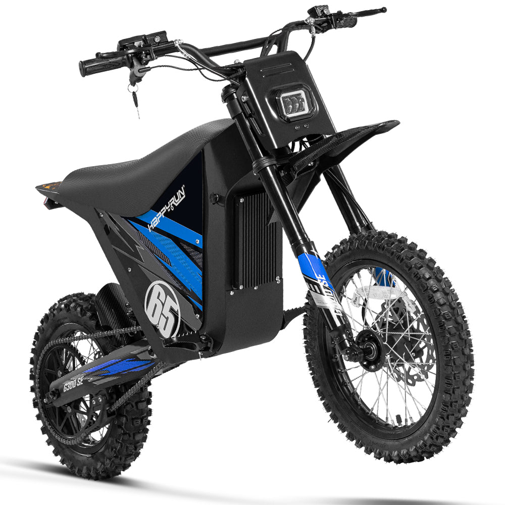 HappyRun G300 SE Electric Mini Dirt Bike with Mid-Drive for Teens & Adults