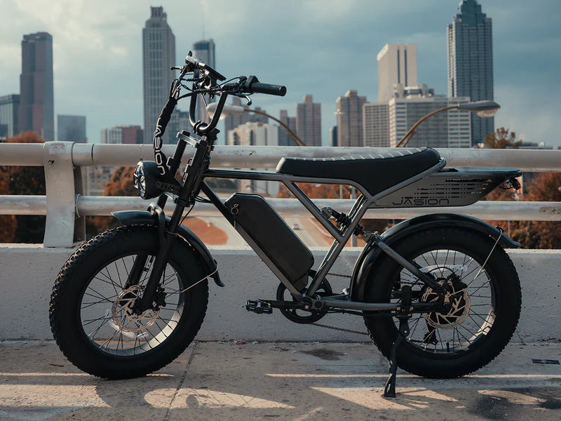 JasionBike RetroVolt Pro Moped EBike For Teens & Adults