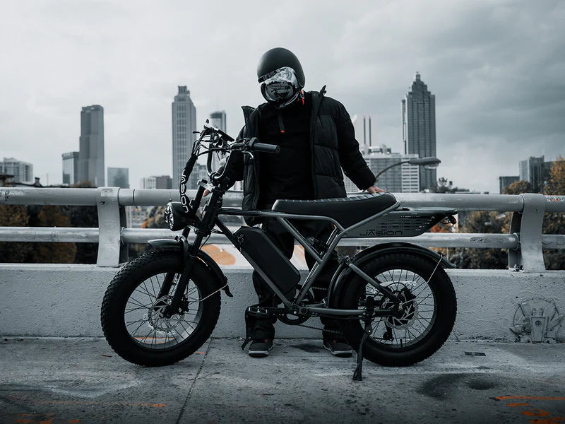 JasionBike RetroVolt Pro Moped EBike For Teens & Adults