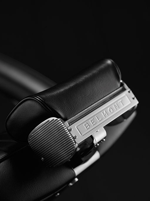 Takara Belmont ELEGANCE ELITE WHITE Barber Chair BB-225W