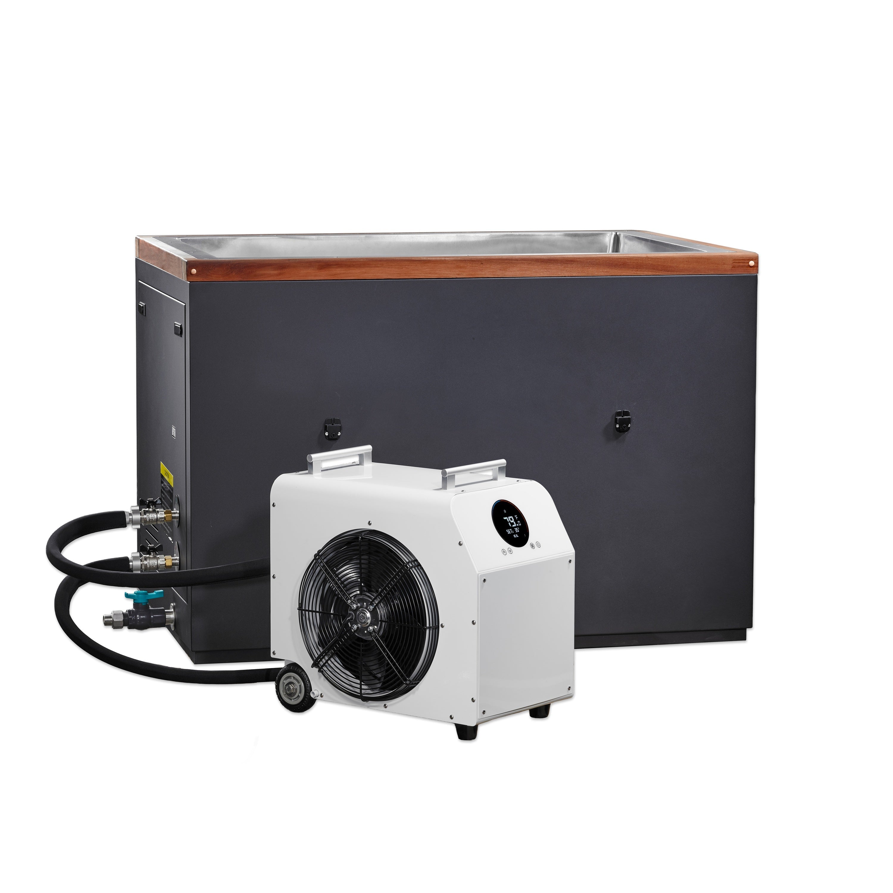 Dynamic Cold Therapy "CUBOID" 304 Nano-Coated Stainless Steel Cold Plunge Tub (XL)