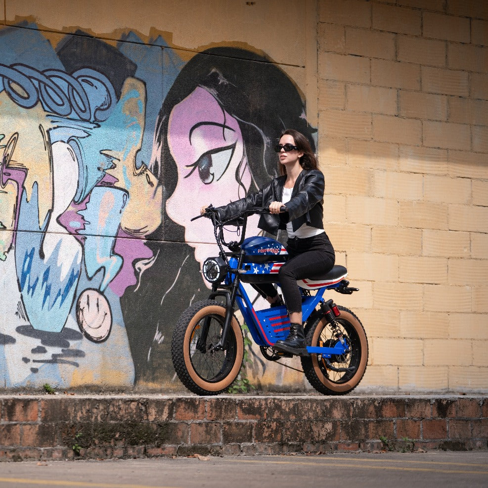 HappyRun G100 Electric Bike with 2000W Dual Battery Long Range