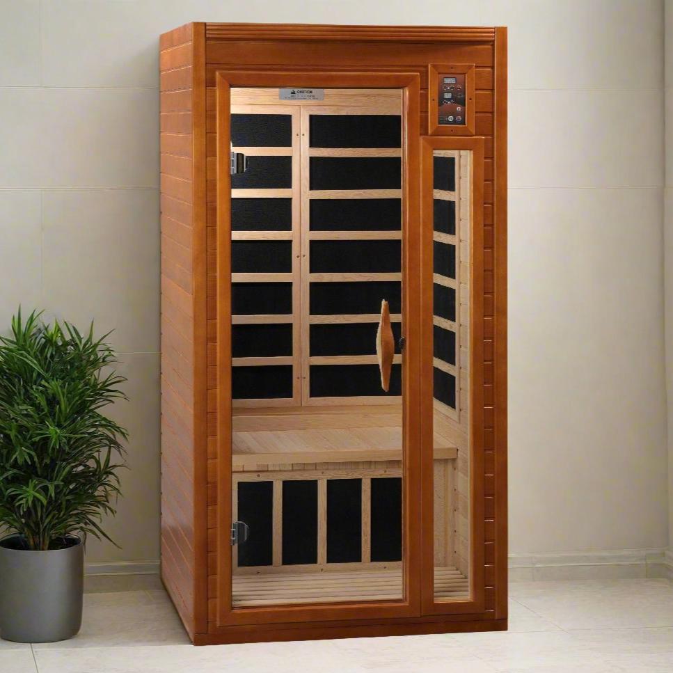 Dynamic Saunas Barcelona Elite 1 Person Ultra Low EMF Far Infrared Sauna