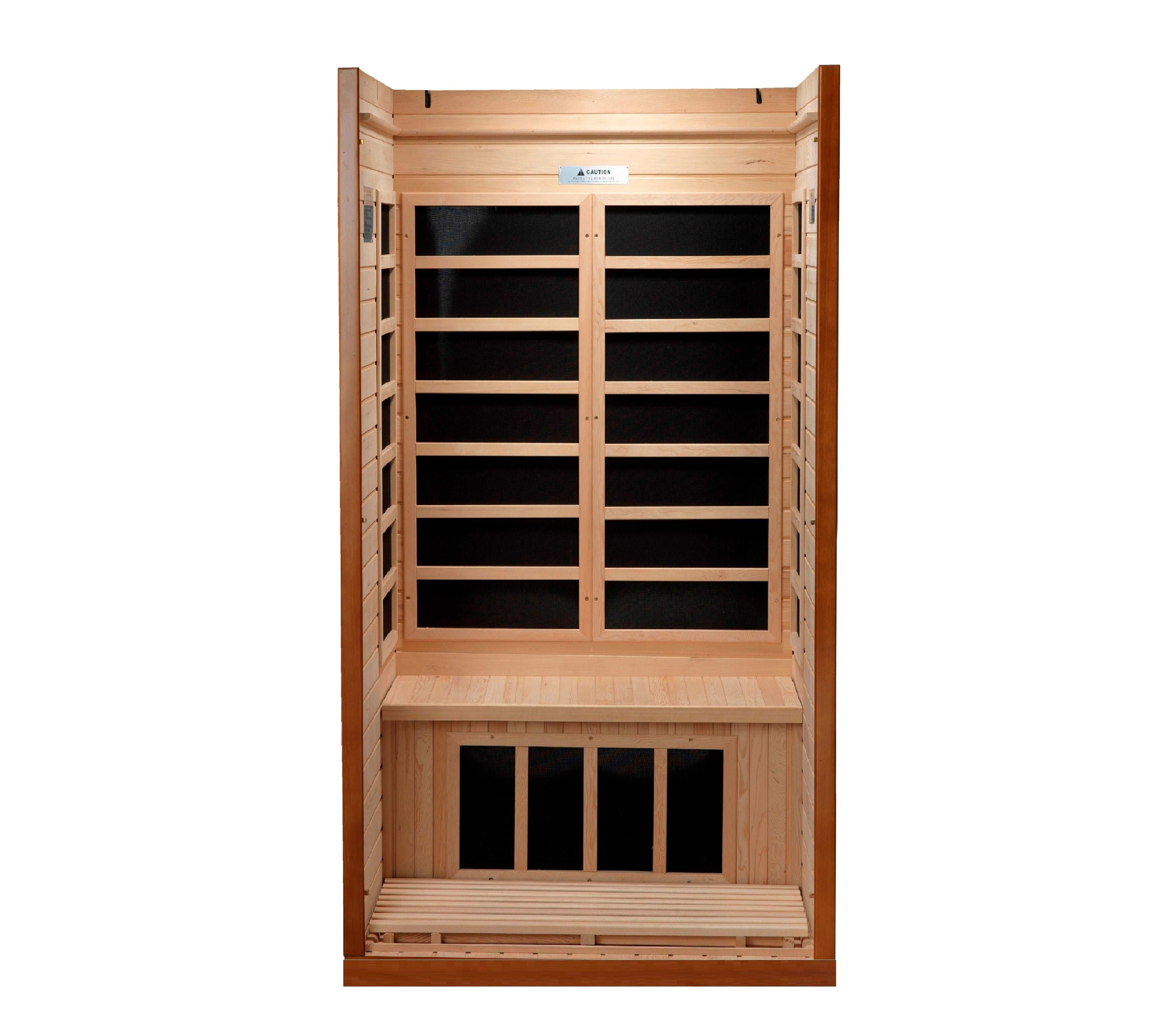 Dynamic Saunas Barcelona Elite 1 Person Ultra Low EMF Far Infrared Sauna
