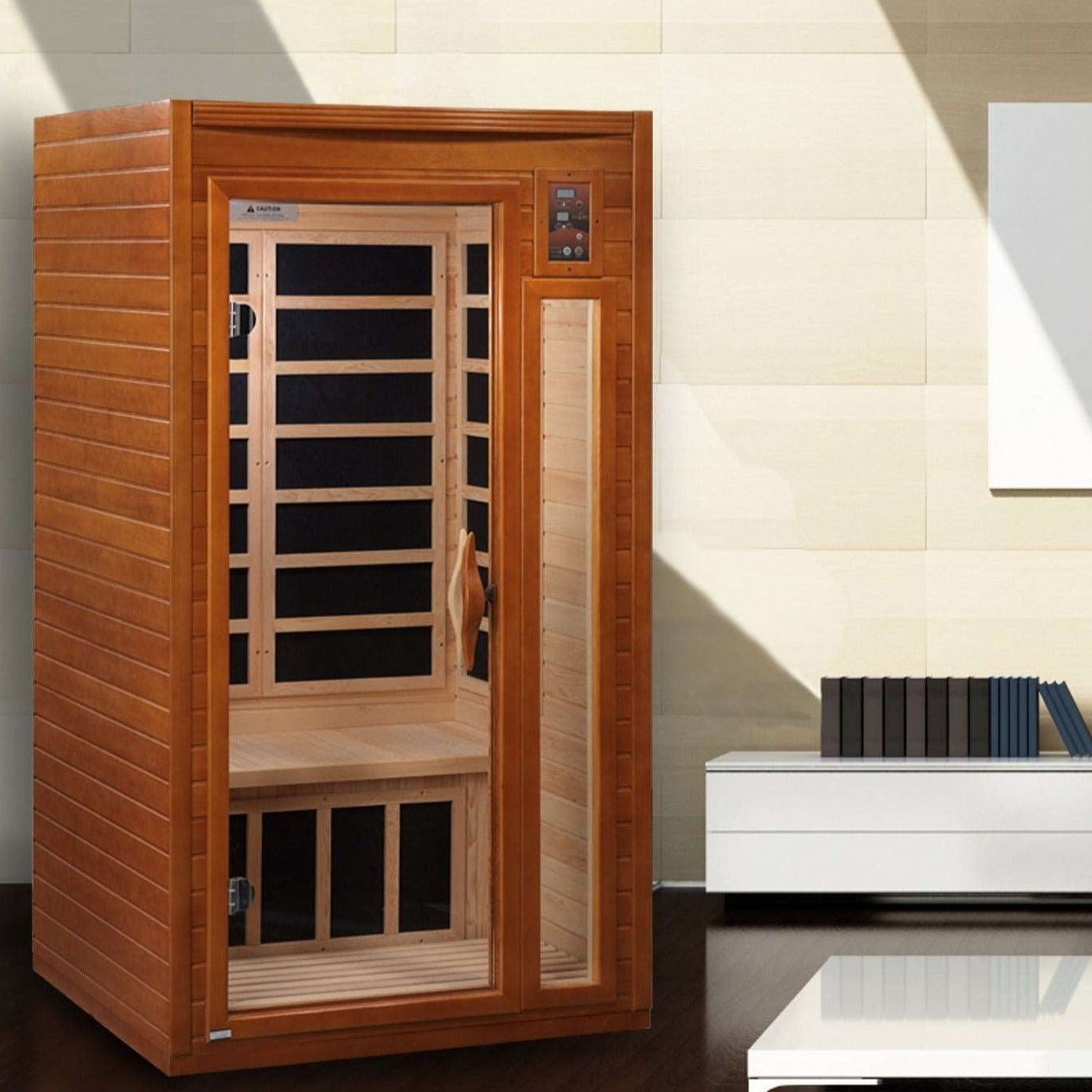 Dynamic Saunas Barcelona Elite 1 Person Ultra Low EMF Far Infrared Sauna