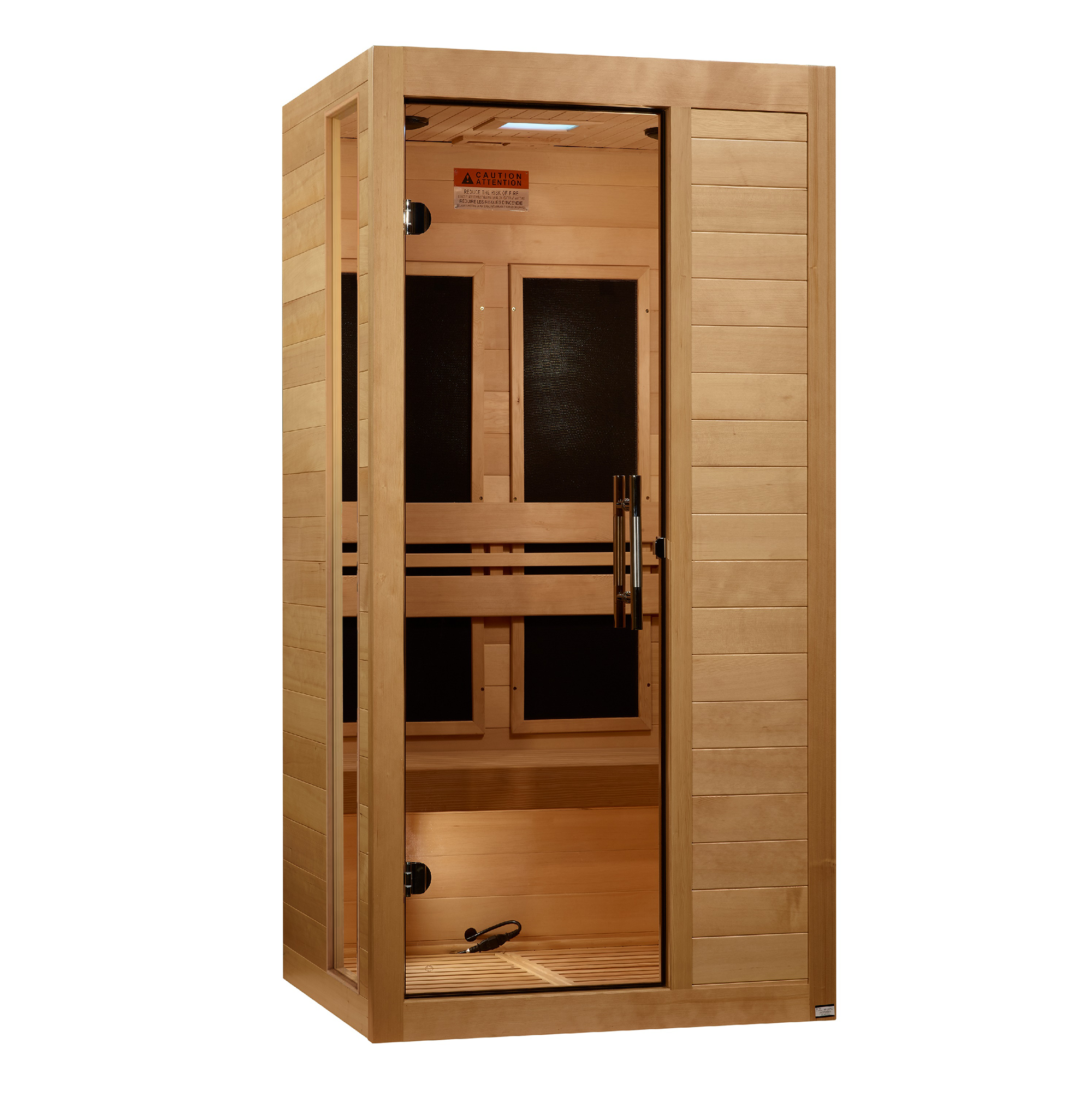 ***New 2026 Model*** Dynamic "Veneto" 1-2 Person Ultra Low EMF FAR IR Sauna (DYN-6115-05 Elite)