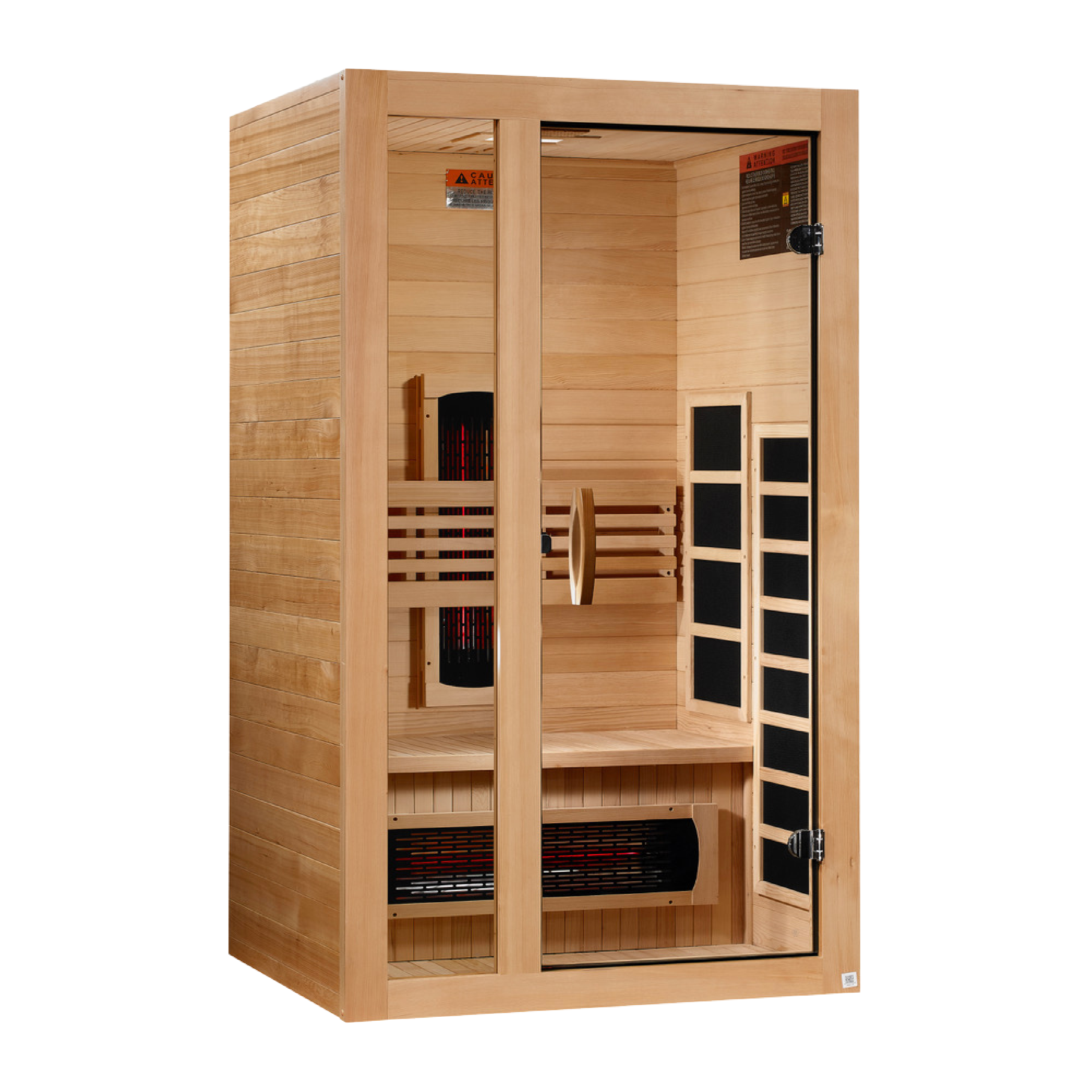 ***New 2026 Model*** Dynamic Gracia 1-2-Person Full Spectrum Near Zero EMF FAR IR Sauna (DYN-6119-03 FS)