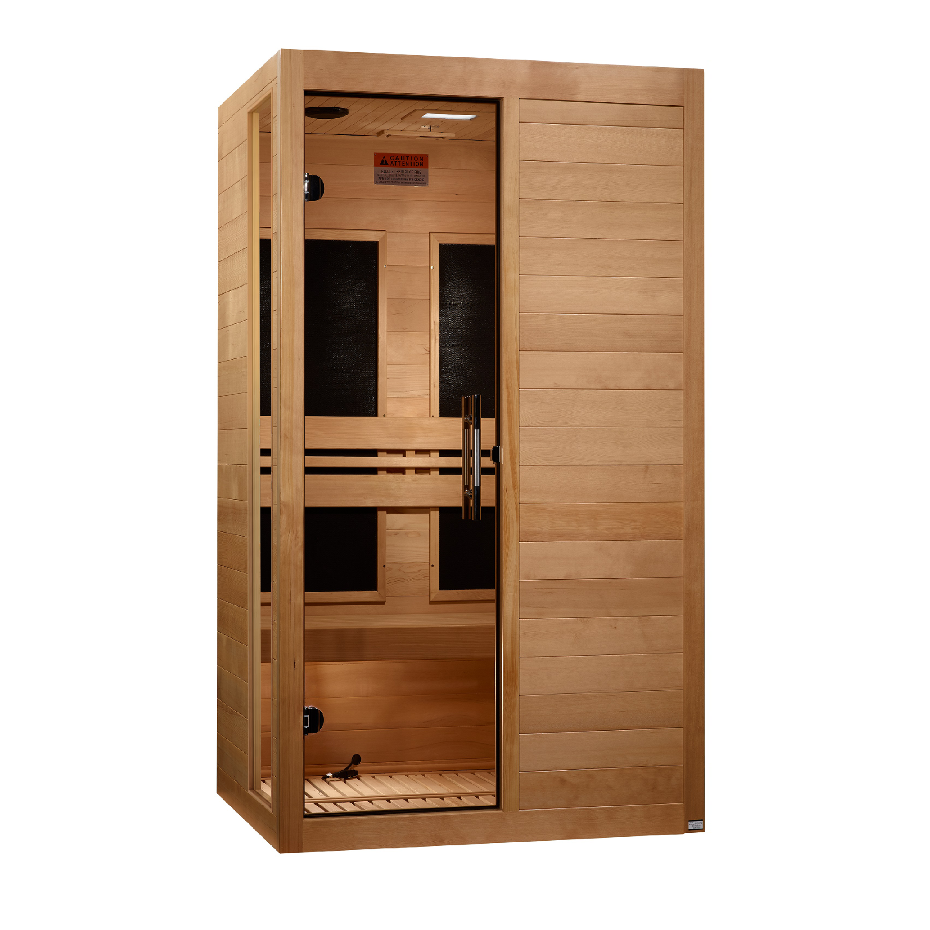 ***New 2026 Model*** Dynamic "Lucca" 2 Person Low EMF FAR IR Sauna (DYN-6215-05)