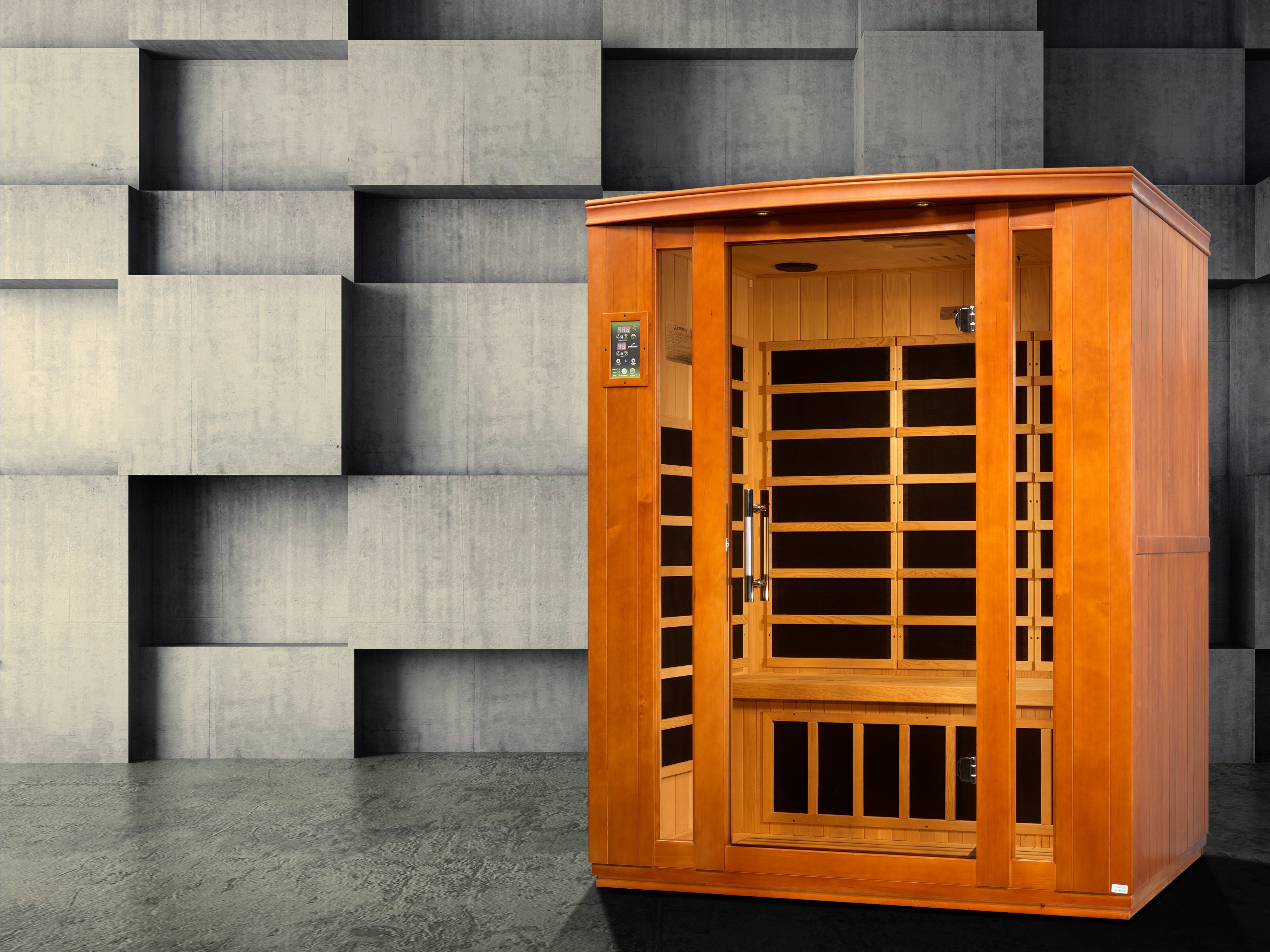Dynamic "Bellagio" 3 Person Low EMF Far IR Sauna (DYN-6306-02)