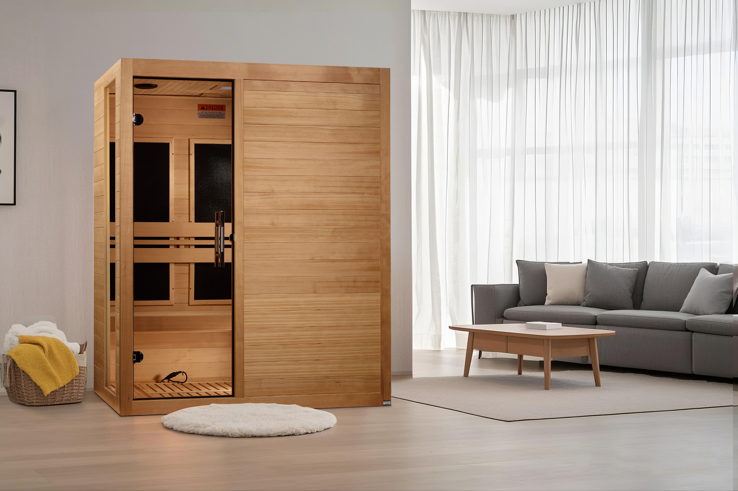 ***New 2026 Model*** Dynamic "Toscana" 3 Person Ultra Low EMF FAR IR Sauna (DYN-6315-05 Elite)