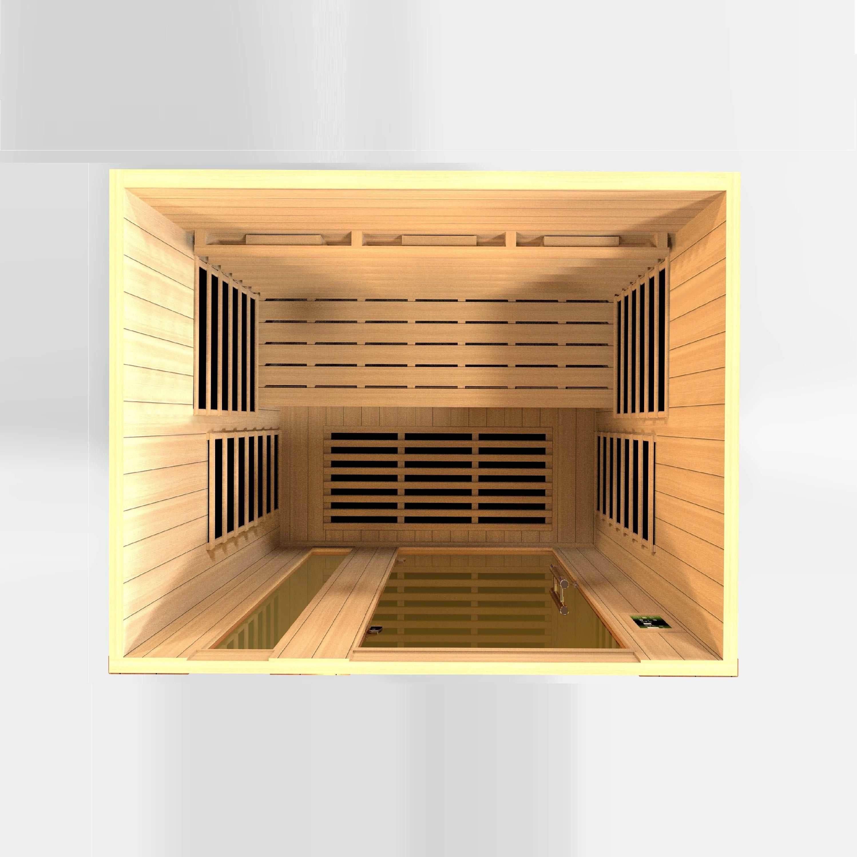 Dynamic Lugano 3 Person Near Zero Full Spectrum Infrared Sauna