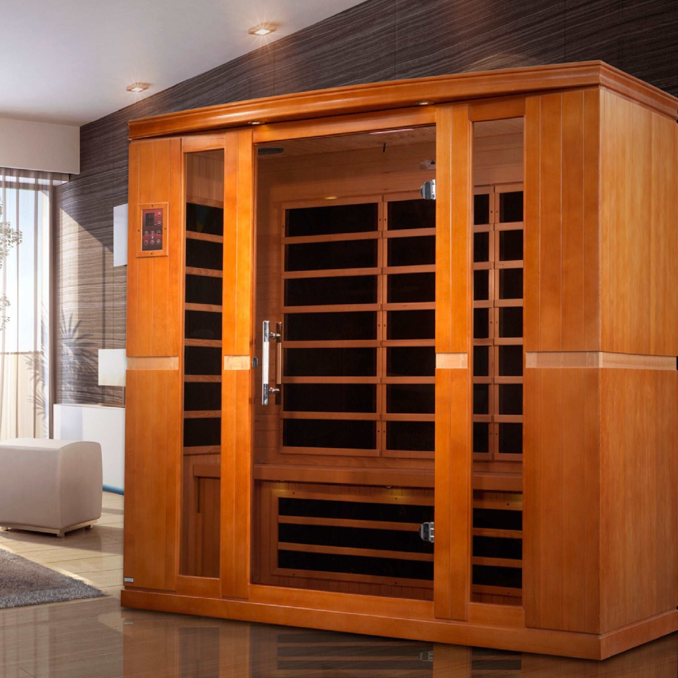 Dynamic Bergamo 3 Person Low EMF Far Infrared Sauna