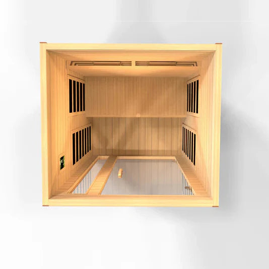 Dynamic Cardoba 2 Person Near Zero EMF Full Spectrum Infrared Sauna (2026)