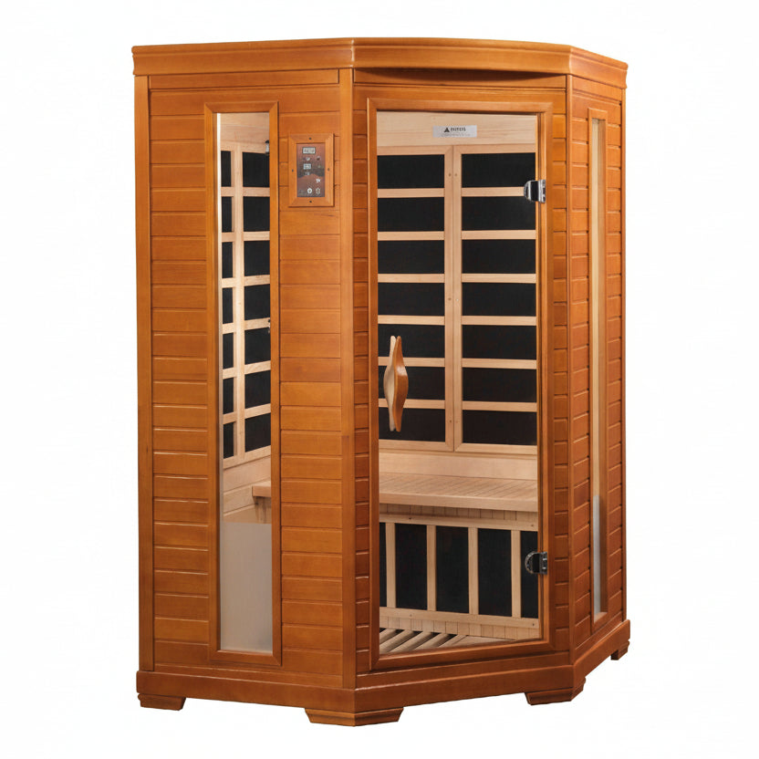 Dynamic Heming 2 Person Far Infrared Sauna - Corner Unit