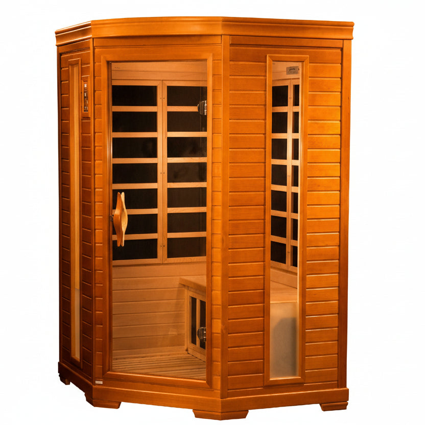 Dynamic Heming 2 Person Far Infrared Sauna - Corner Unit