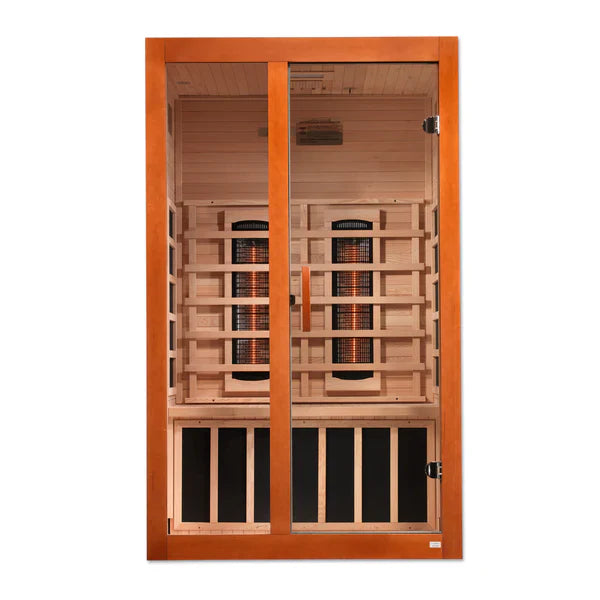 Dynamic Santiago 2 Person Full Spectrum Near Zero EMF Infrared Sauna (2026)