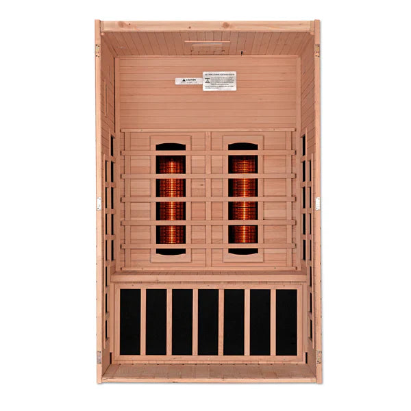 Dynamic Santiago 2 Person Full Spectrum Near Zero EMF Infrared Sauna (2026)
