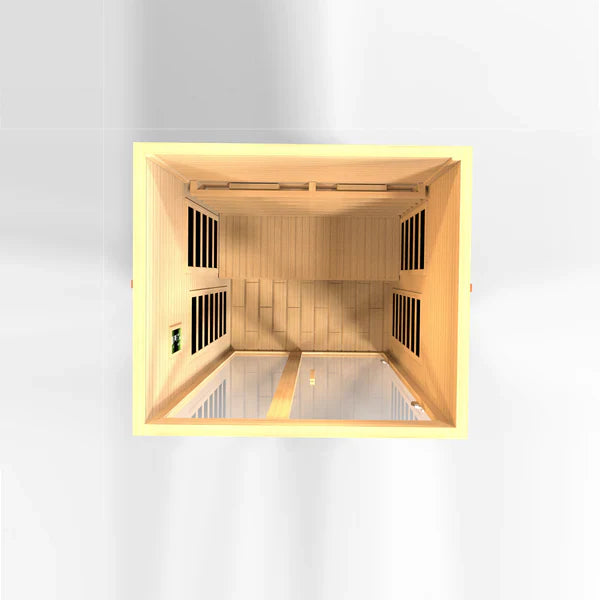 Dynamic Santiago 2 Person Full Spectrum Near Zero EMF Infrared Sauna (2026)