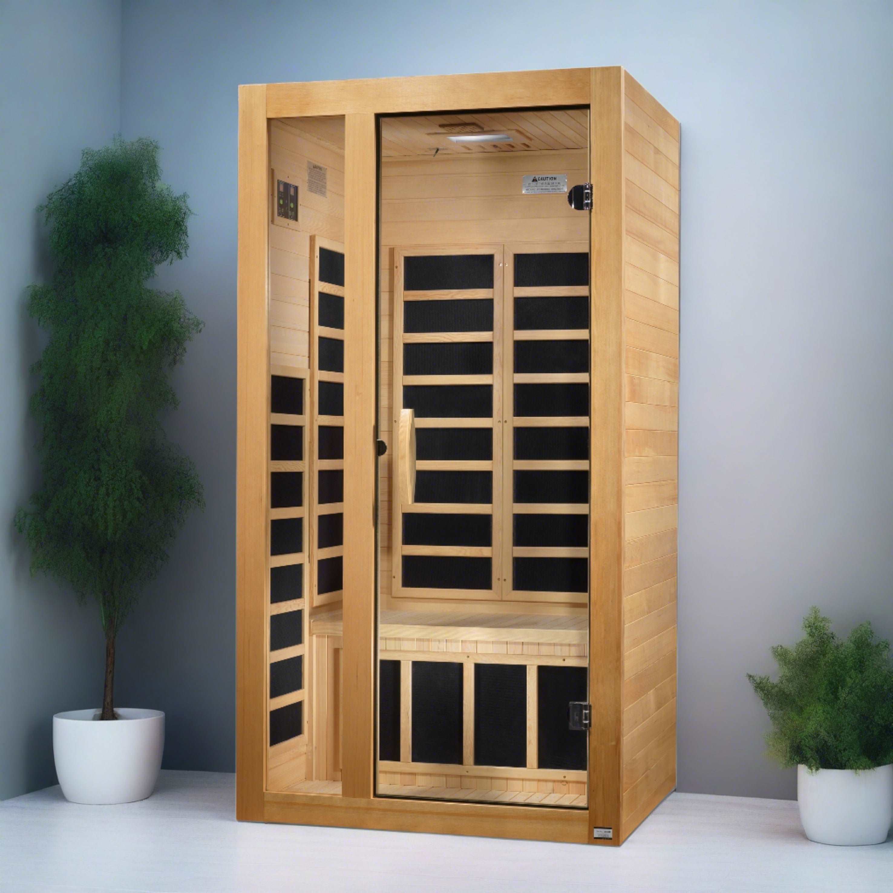 Dynamic Saunas Gracia 1-2 Person Low EMF Far Infrared Sauna