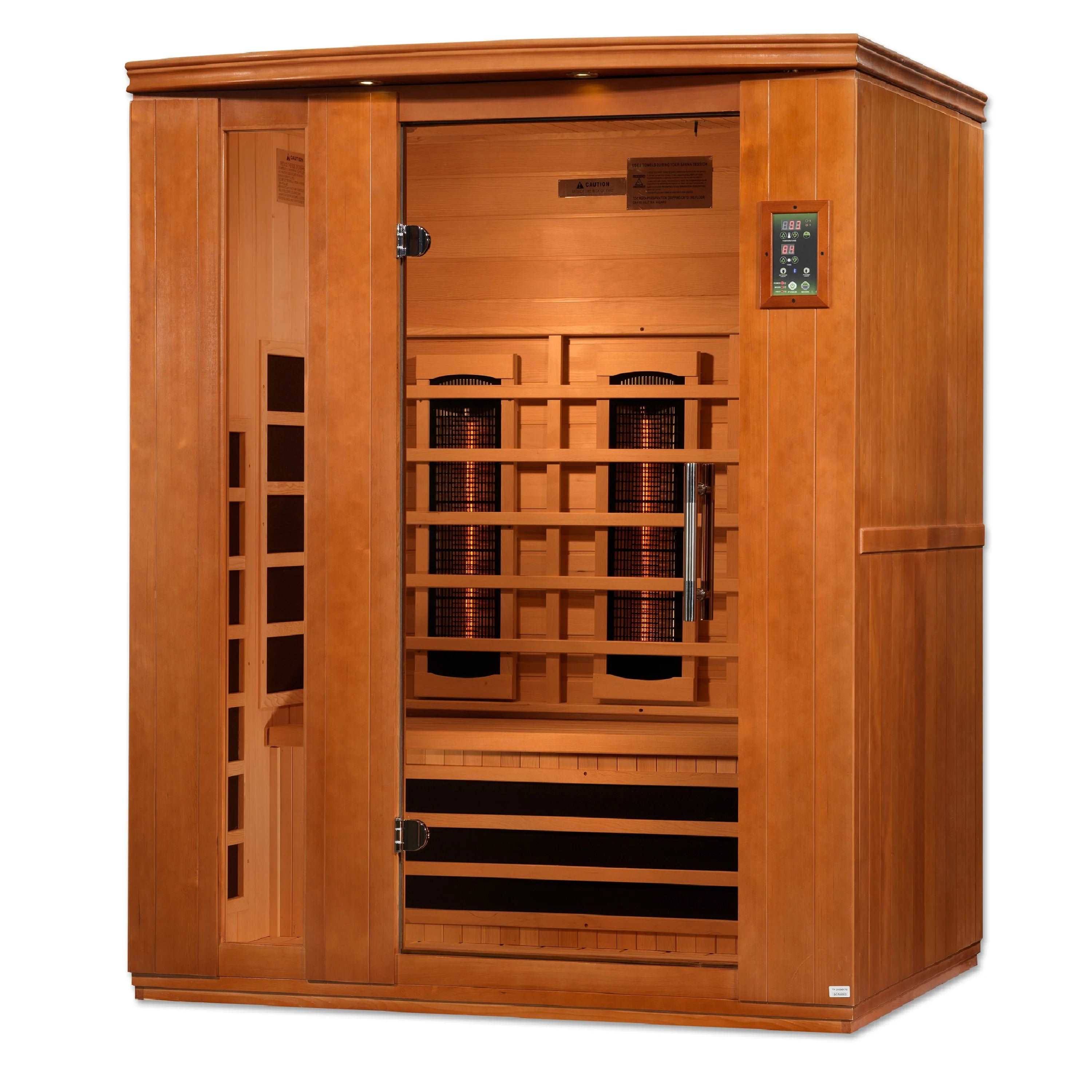 Dynamic Lugano 3 Person Near Zero Full Spectrum Infrared Sauna