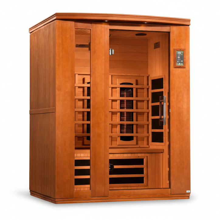 Dynamic Lugano 3 Person Near Zero Full Spectrum Infrared Sauna