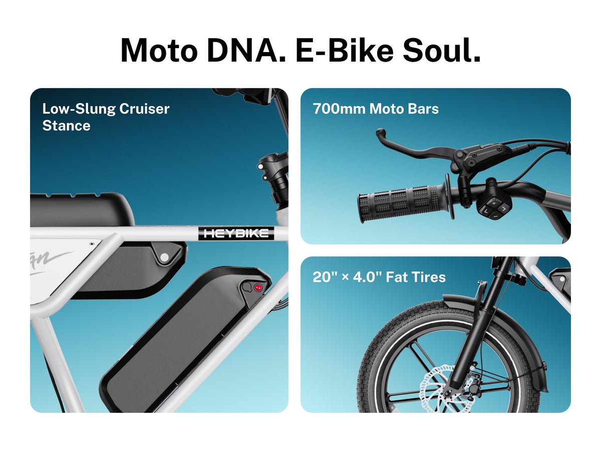 Heybike Titan 750W Moped-Style Electric Bike