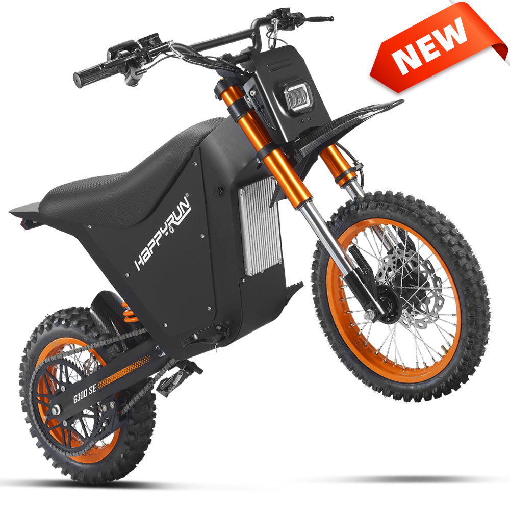 HappyRun G300 SE Electric Mini Dirt Bike with Mid-Drive for Teens & Adults