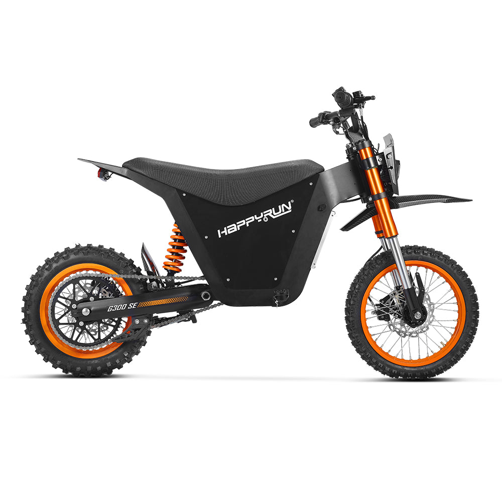 HappyRun G300 SE Electric Mini Dirt Bike with Mid-Drive for Teens & Adults