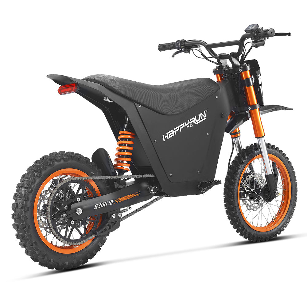 HappyRun G300 SE Electric Mini Dirt Bike with Mid-Drive for Teens & Adults