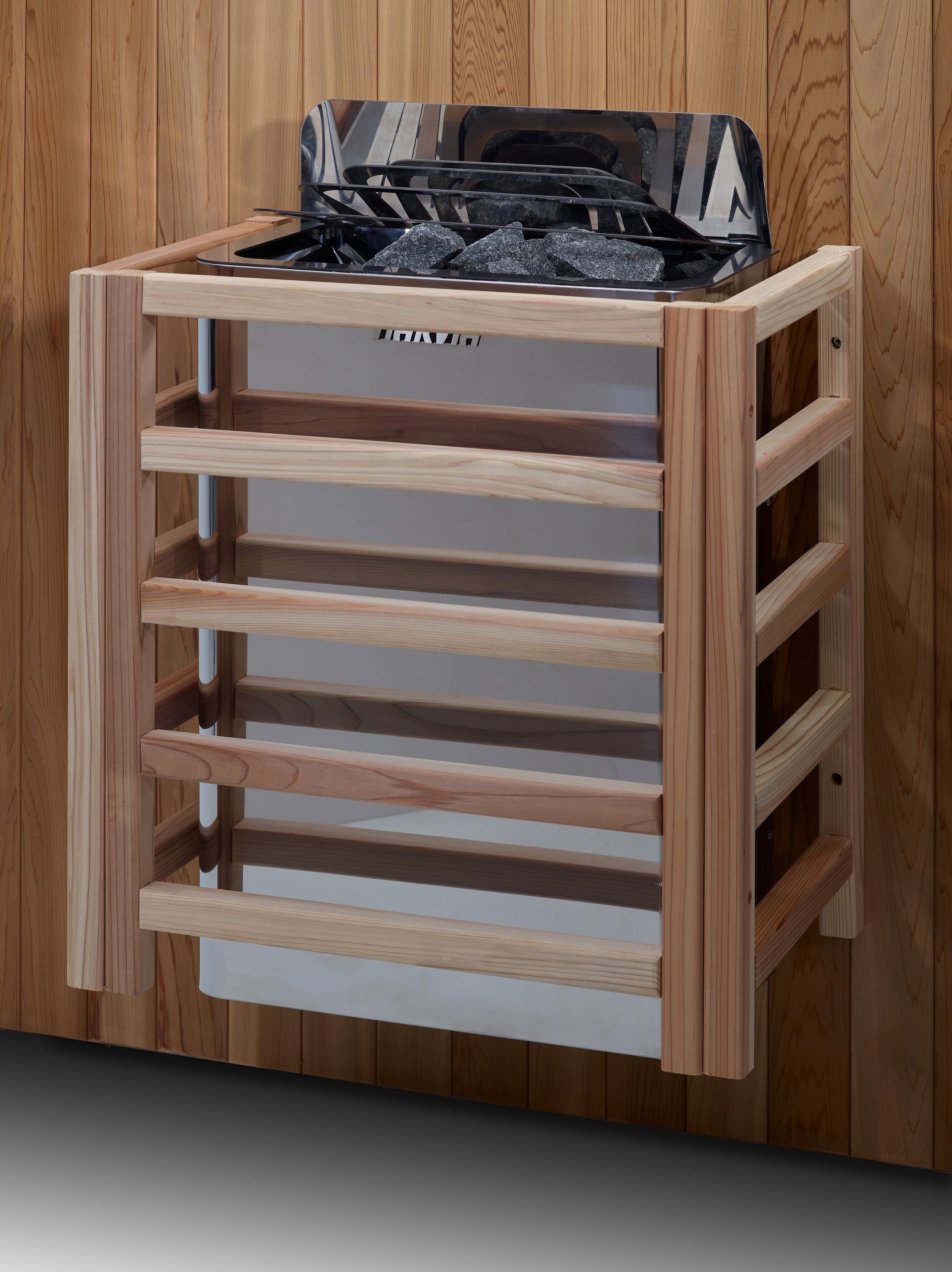 2025 Golden Designs "Toledo" 6 Person Hybrid Sauna (Indoor) Full Spectrum and Harvia Traditional Stove (GDI-8360-01)