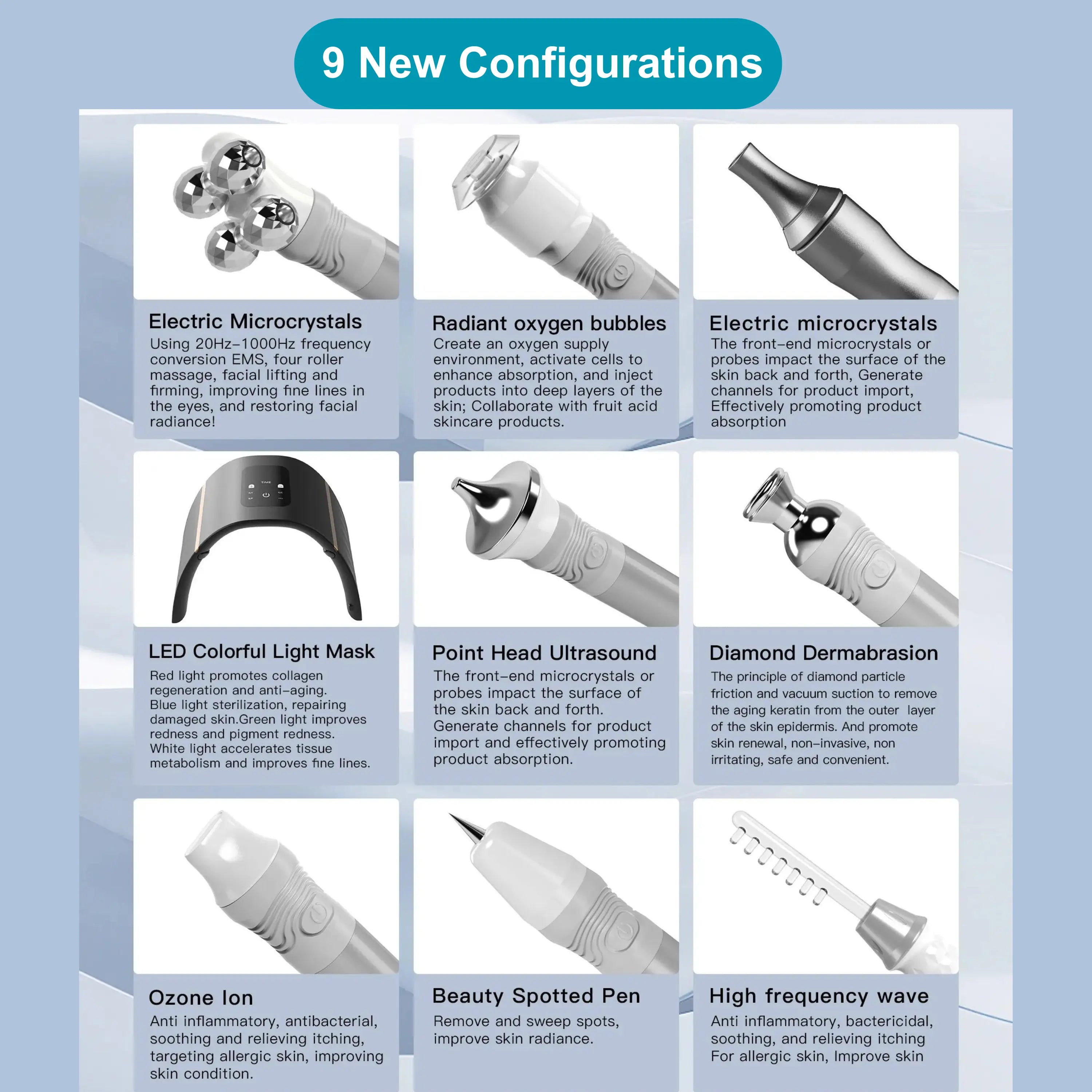 17 in 1 Hydra Skin Care System Facial Machine Elite