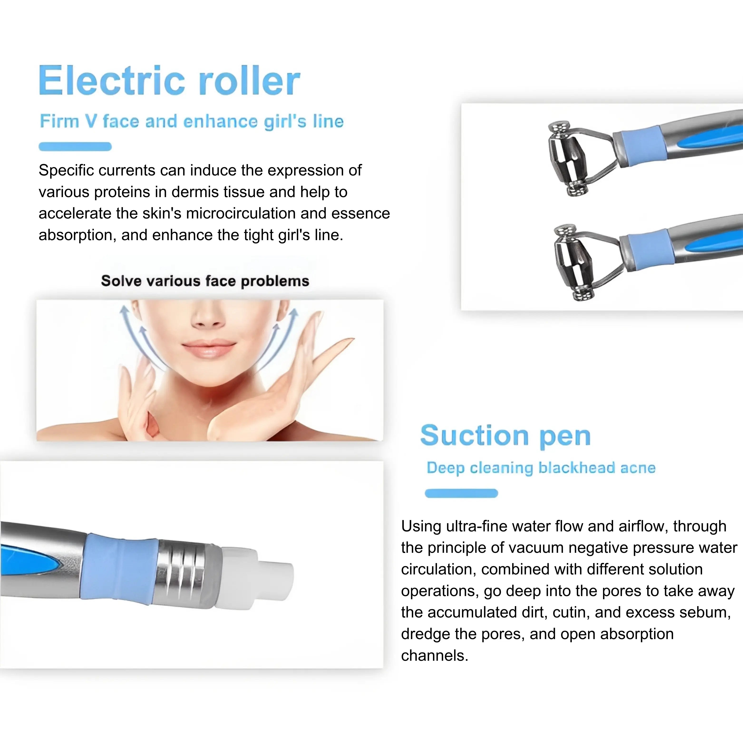 Hydro Dermabrasion Facial Machine Aquamarine