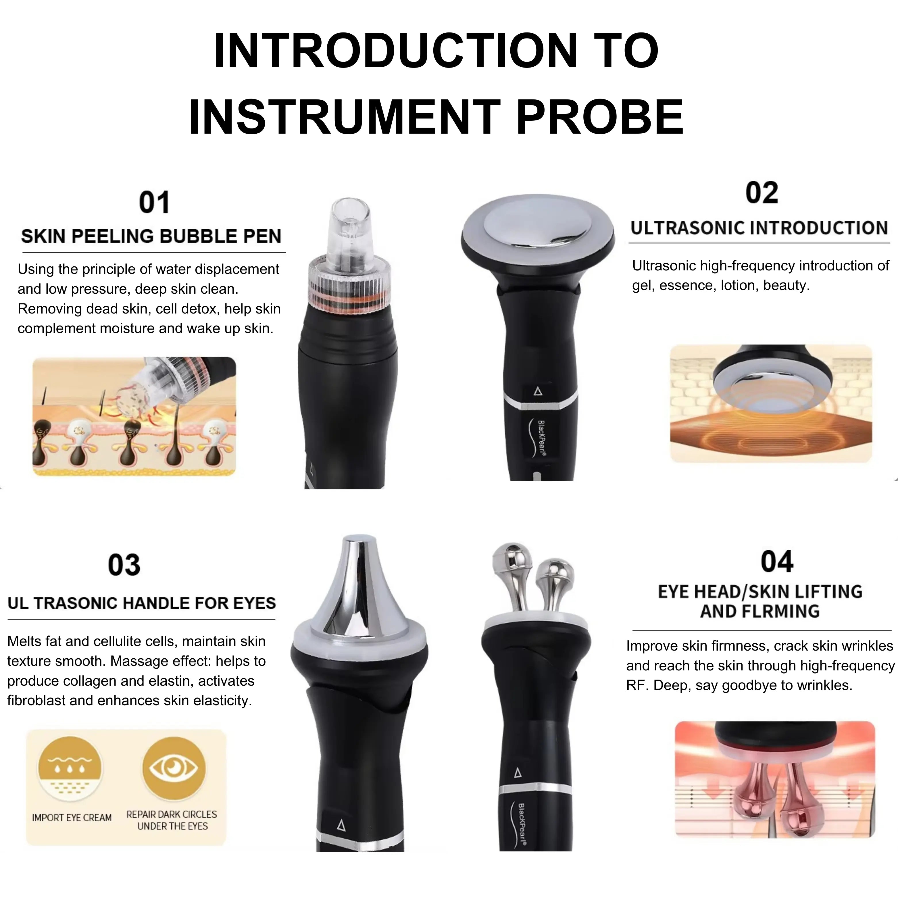 Hydro Dermabrasion Machine Black Pearl