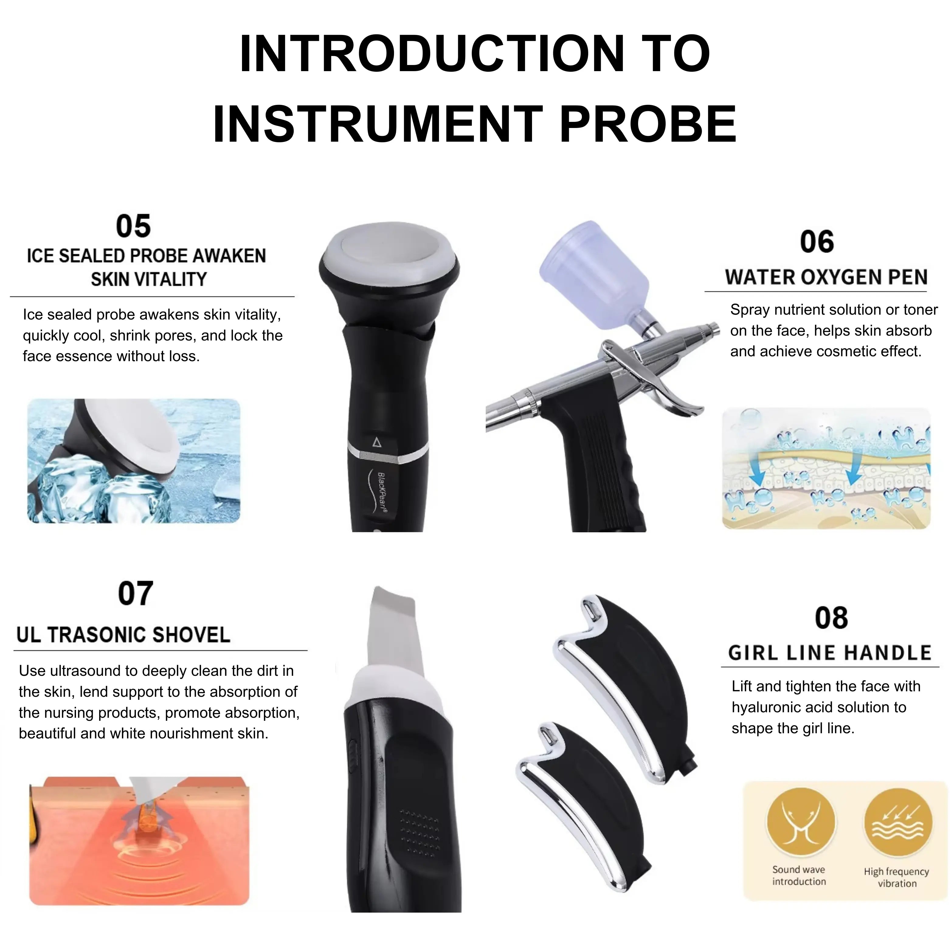 Hydro Dermabrasion Machine Black Pearl