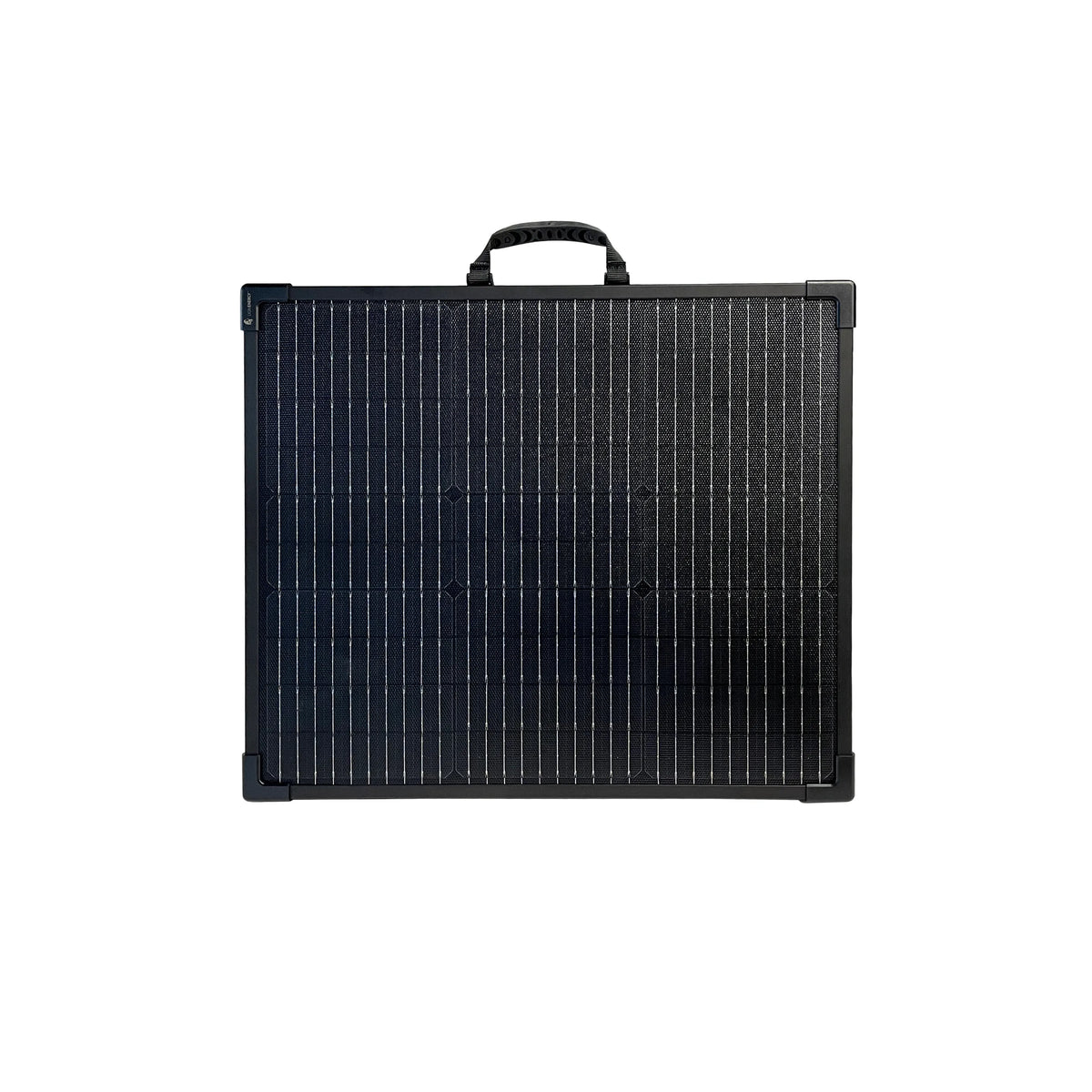 Lion 100W 24V solar panel folded with carry handle