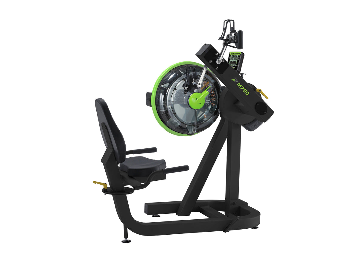 Dynamic Fluid M750 Cycle XT ergometer, three-quarter view