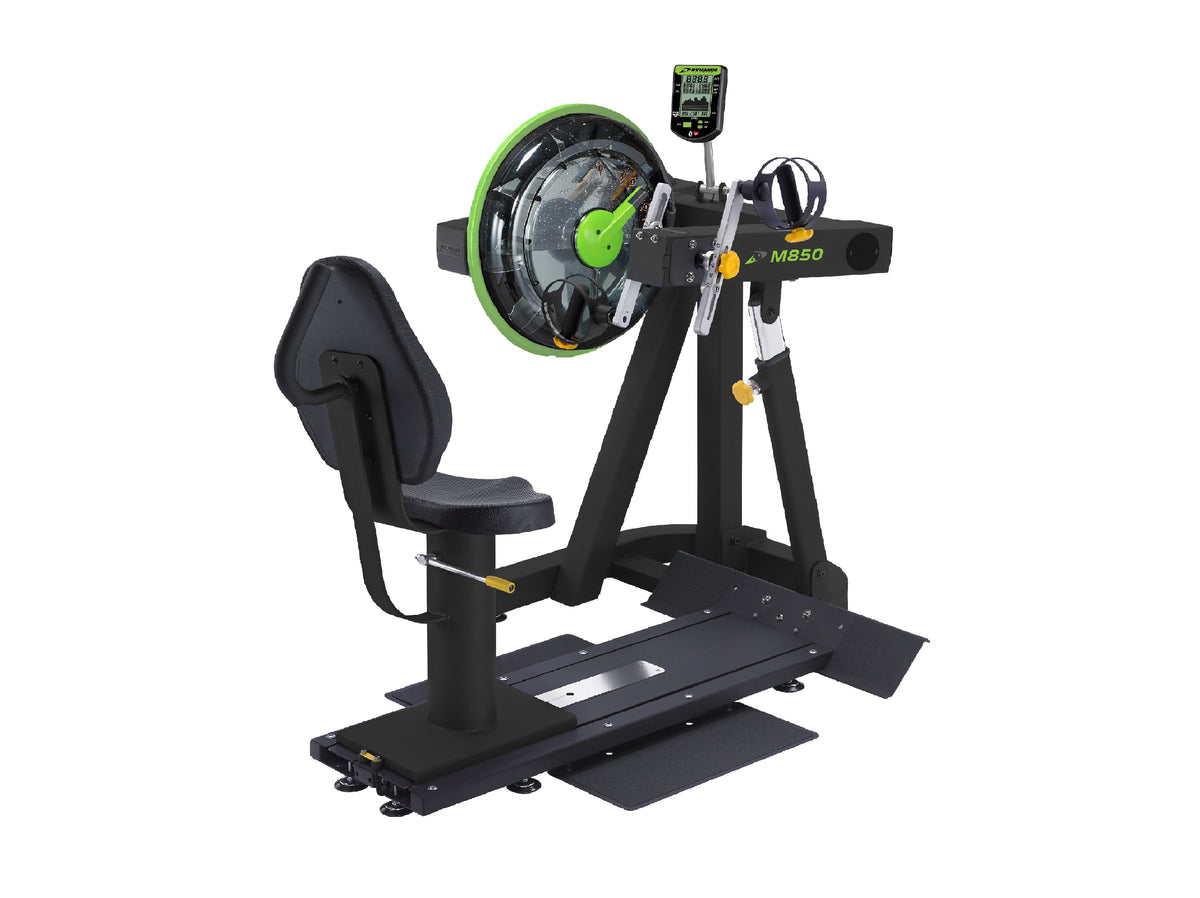 Dynamic Fluid M850 upper body ergometer, three-quarter view